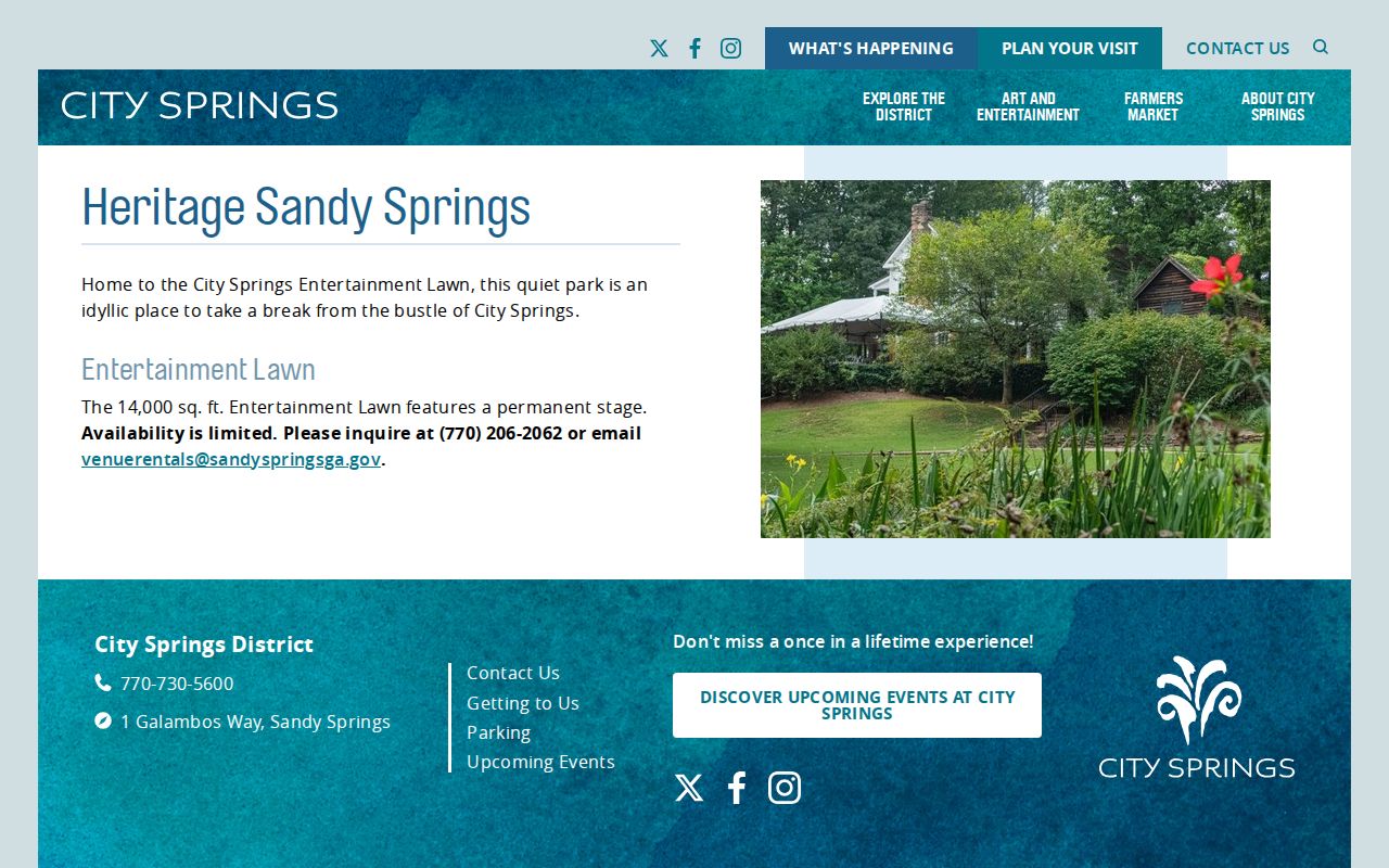 Heritage Sandy Springs local history collection
