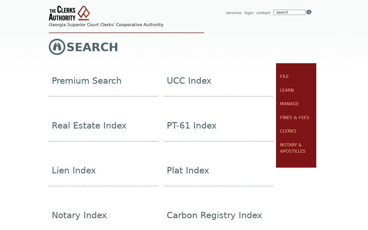 GSCCCA deed lien and plat search for Sandy Springs and Fulton County
