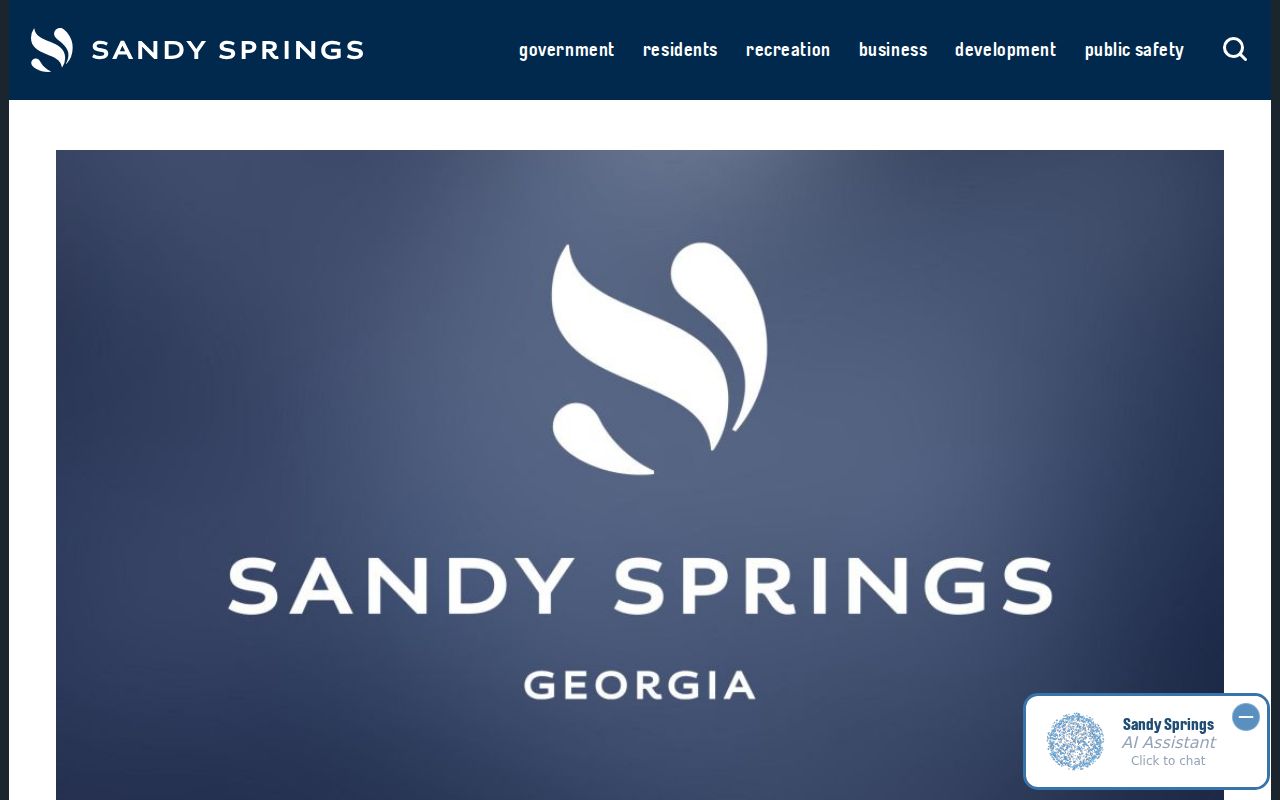 Sandy Springs announcement of the 2026 preferred mailing name for seven ZIP codes